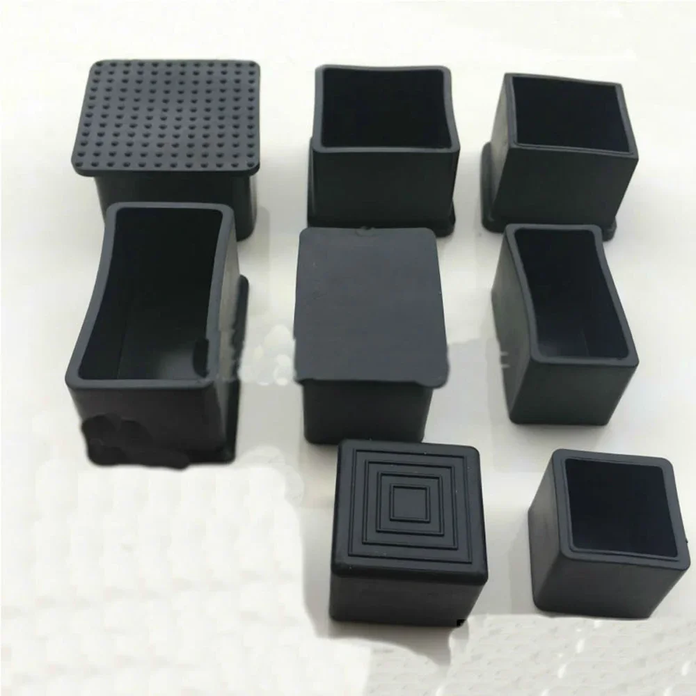 15 20-100mm PVC 소프트 튜브 커버 미끄럼 방지 가구 다리 캡 금속 튜브 엔드 캡 의자 발 보호대 가구 글라이드 슬리브