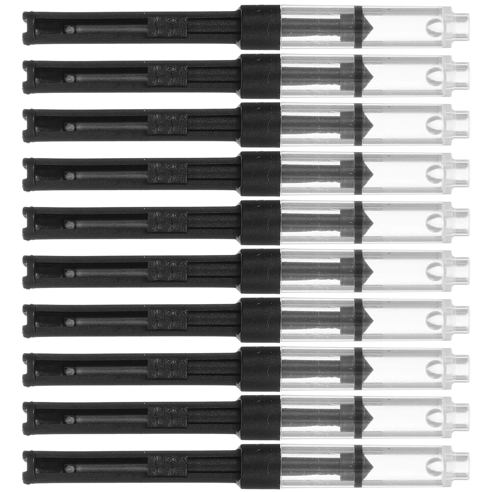 

10 шт. абсорберов для стальных ручек-фонтанов, многоразовые, для заправки чернил, легкие, портативные