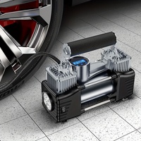 Car Tire Air Pump Wired Inflator. Digital Display Inflator. Emergency Light. High Power High Pressure Air Pump