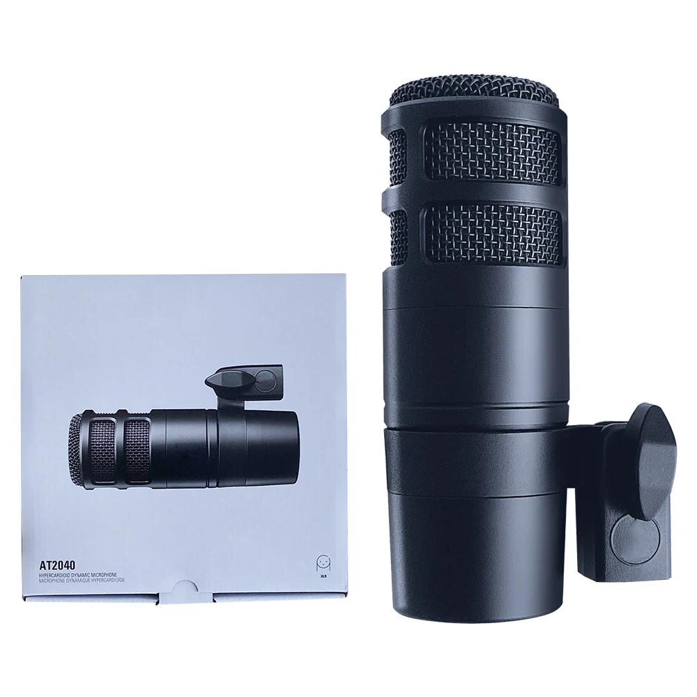 AT2040 Professional Studio Dynamic Microphone for Crystal-Clear Radio Recording, Dubbing, Live Karaoke and Voice Over