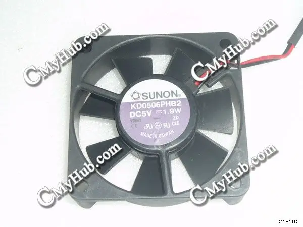สำหรับ Sunon KD0506PHB2 DC5V 1.9W 6015 6cm 60mm 60X60X15MM 2PIN KD0506PHB2พัดลมทำความเย็น