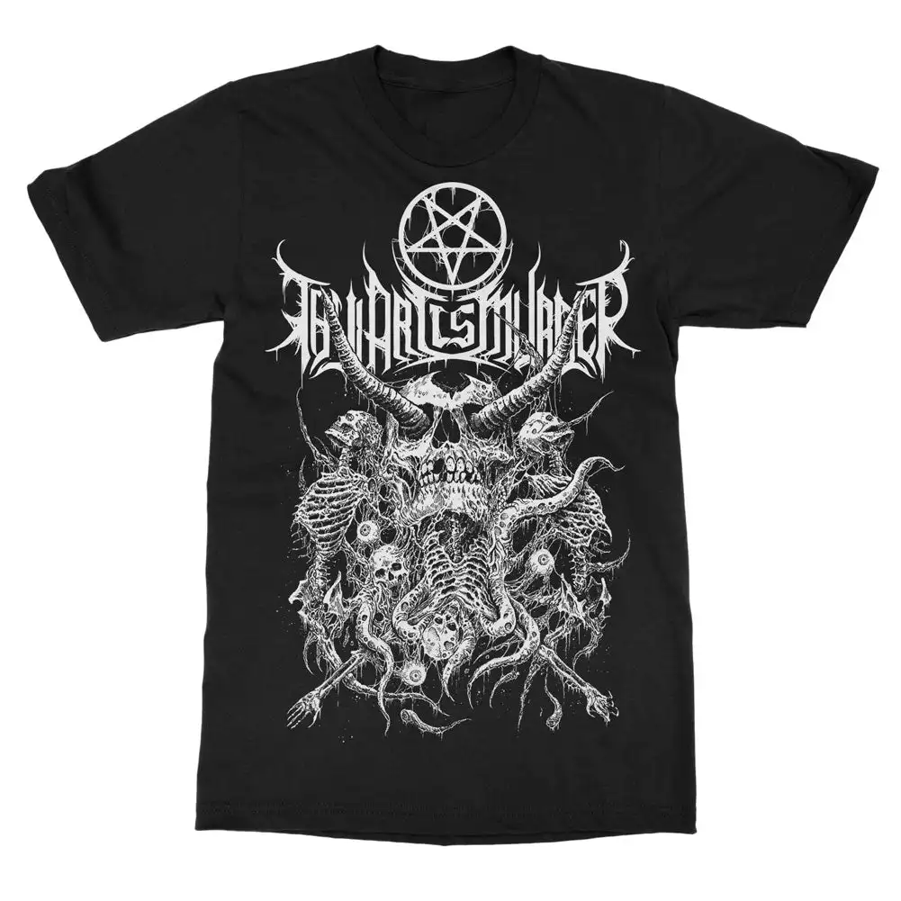 thy art is murder riddick skull pile t shirt