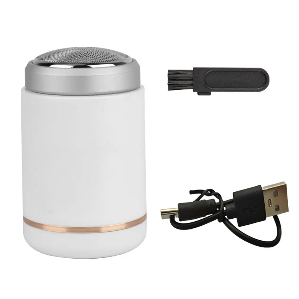 

Водонепроницаемая мини-электробритва, перезаряжаемая, долговечная, электрический триммер для бороды, без повреждений кожи, быстрая зарядка