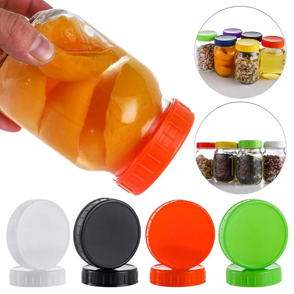 1PC Durable Reusable Kitchen Tool 70mm 86mm Mason Jar Lid Seal Bottle Cover Good Seal