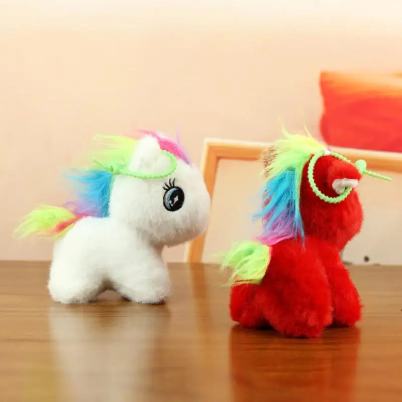 1PC Cute  Plush Toy For Girls Keychain Pendant Couple Gift Boutique Pony Decor Festival Gift Kid Gift