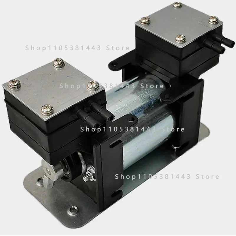 Large Mute Double Head Diaphragm Pump Micro Air Pump 12V/220V High Positive Negative Pressure Vacuum Pump