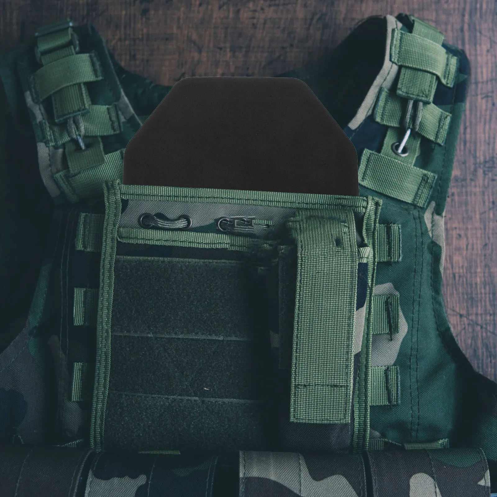 

2 pcs Tactical Eva Foam Chest Protector Insert Liner For Boxing Body Armors Vest Gear Lightweight Detachable Thoracic Protection