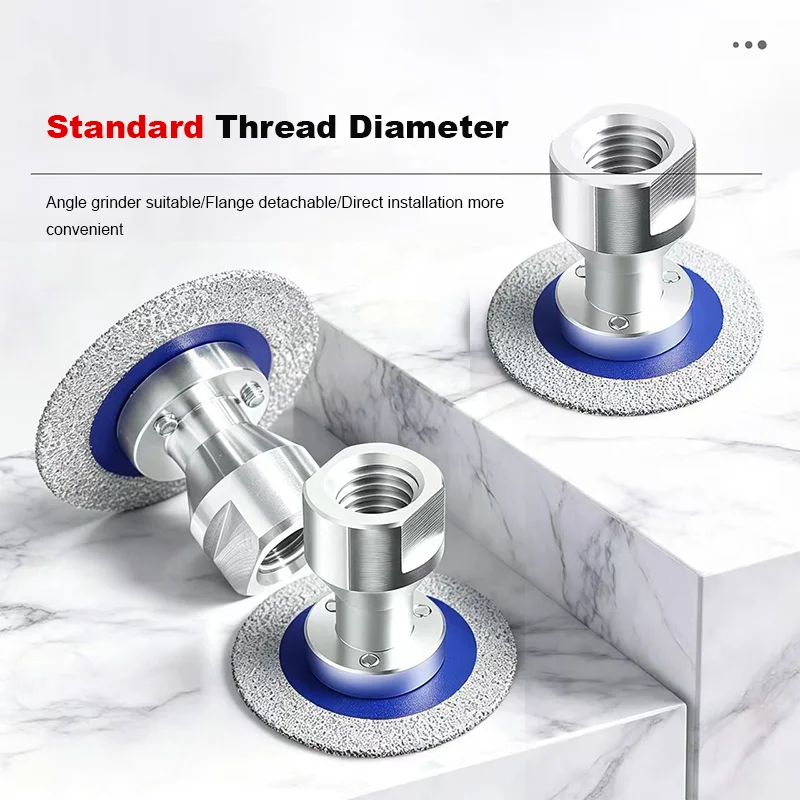 1Pcs M14 Thread Diamond Saw Blade 50mm for Cutting Grinding Cutting Disc for Granite Marble/glass Ceramic Tiles Grinding Tool