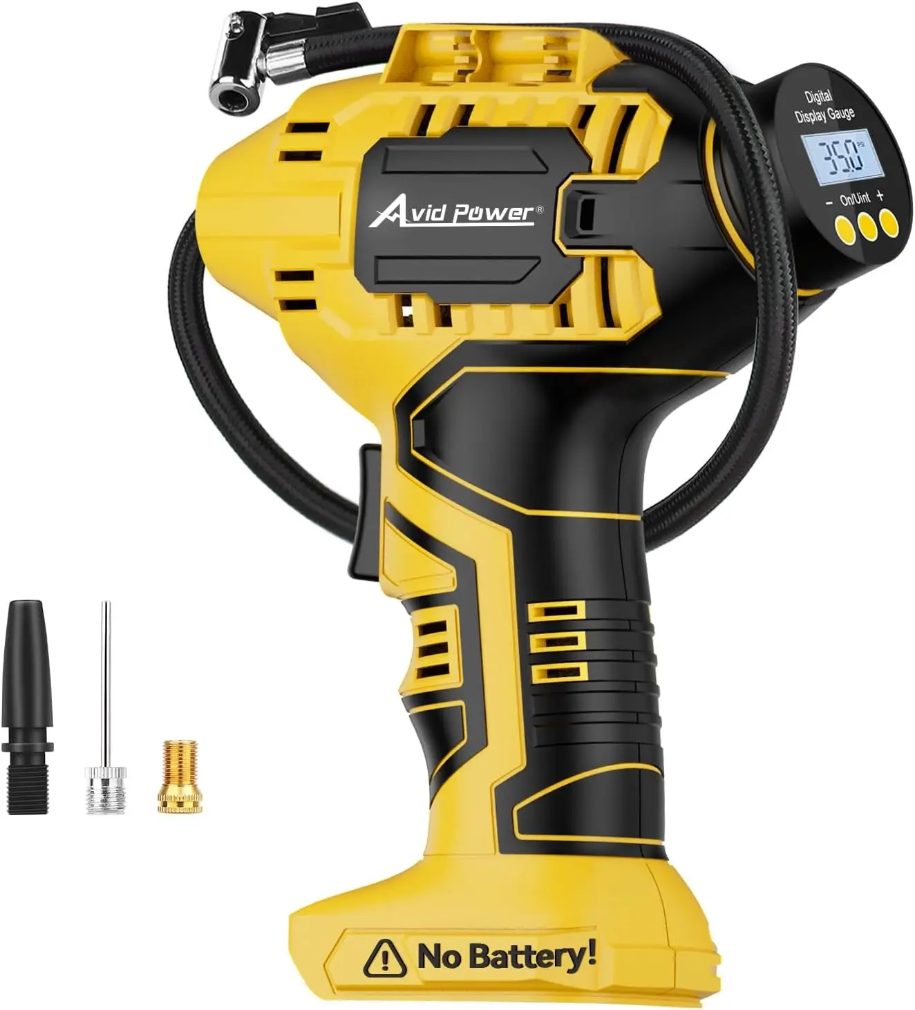 

Портативный воздушный компрессор для автомобиля, велосипеда, мяча — совместим с аккумуляторами DeWalt 20V Max