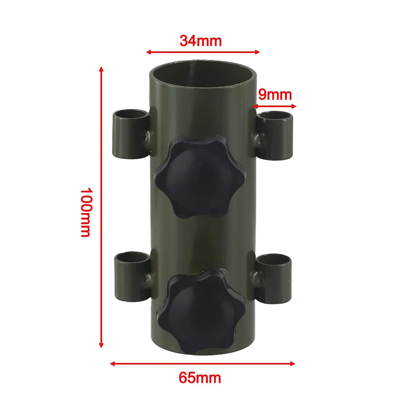 1PC Brand New Colorful Awning Canopy Pole Fixing Pipe Ground Holder Windproof Adjustable Outdoor Camping Tent Accessories Parts