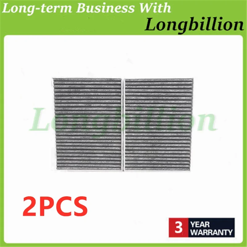 

2PCS 64 11 9 366 401 High Activated Carbon Cabin Air Filter Fit for BMW 740 Li/740 E/750 I 64119366401 64119366402 64119366403