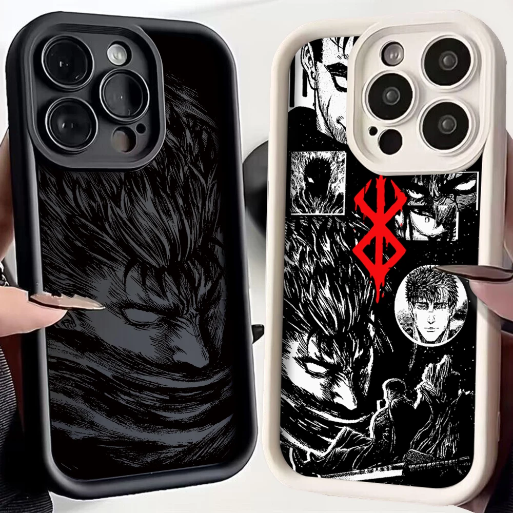 Anime B-Berserk G-Guts Phone Case For Samsung Galaxy A27 A57 A17 A07 A06 A26 A16 A06 A35 A55 A25 A05s A15 A54 A34 A36 5G Cover