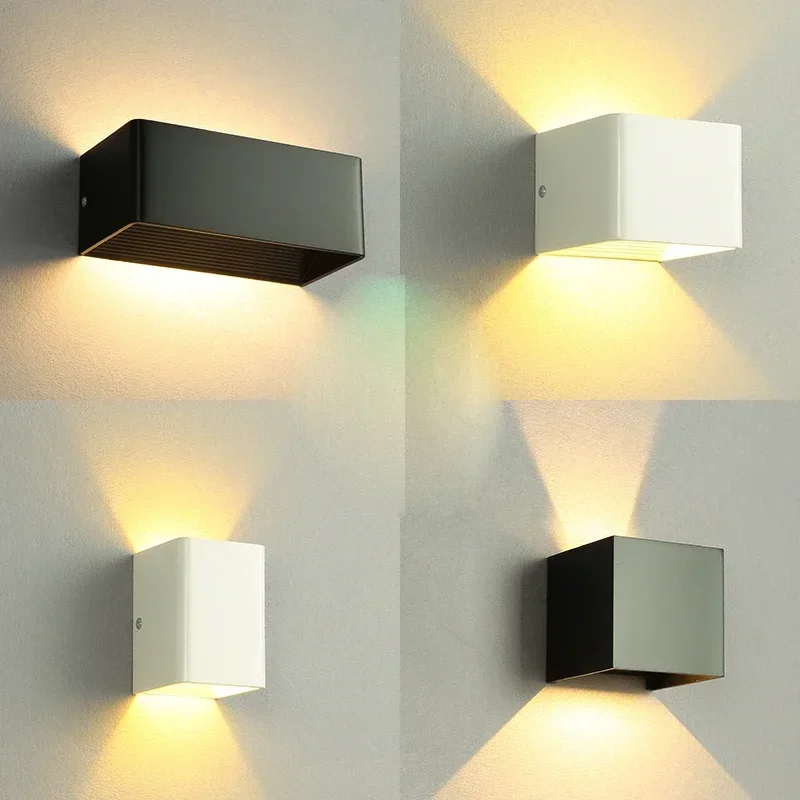 

Modern minimalist wall lamp outdoor LED lighting fixture for bedroom bedside living room corridor hotel s