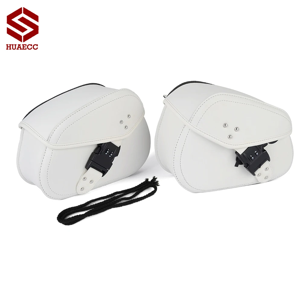 White Waterproof Motorcycle Tail Bag Multifunction Motorcycle Rear Seat Bag High Capacity