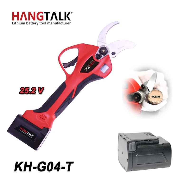 HANGTALK 25.2V KH-G04-T 40mm cutting diameter electric cordless pruning shears