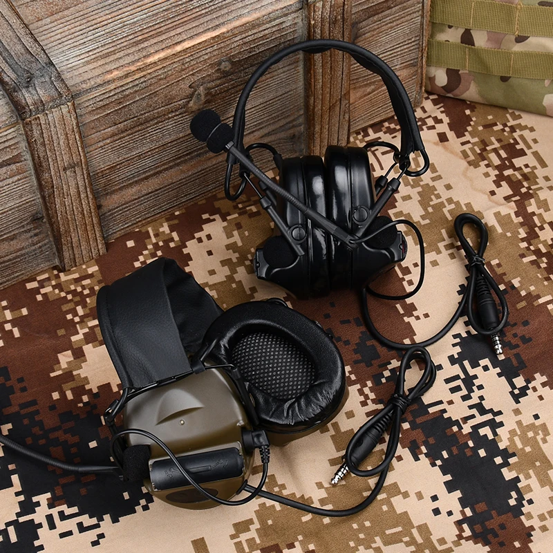 C2 Auriculares Tácticos con Micrófono Reducción de Ruido Tiro Civil - imagen 5