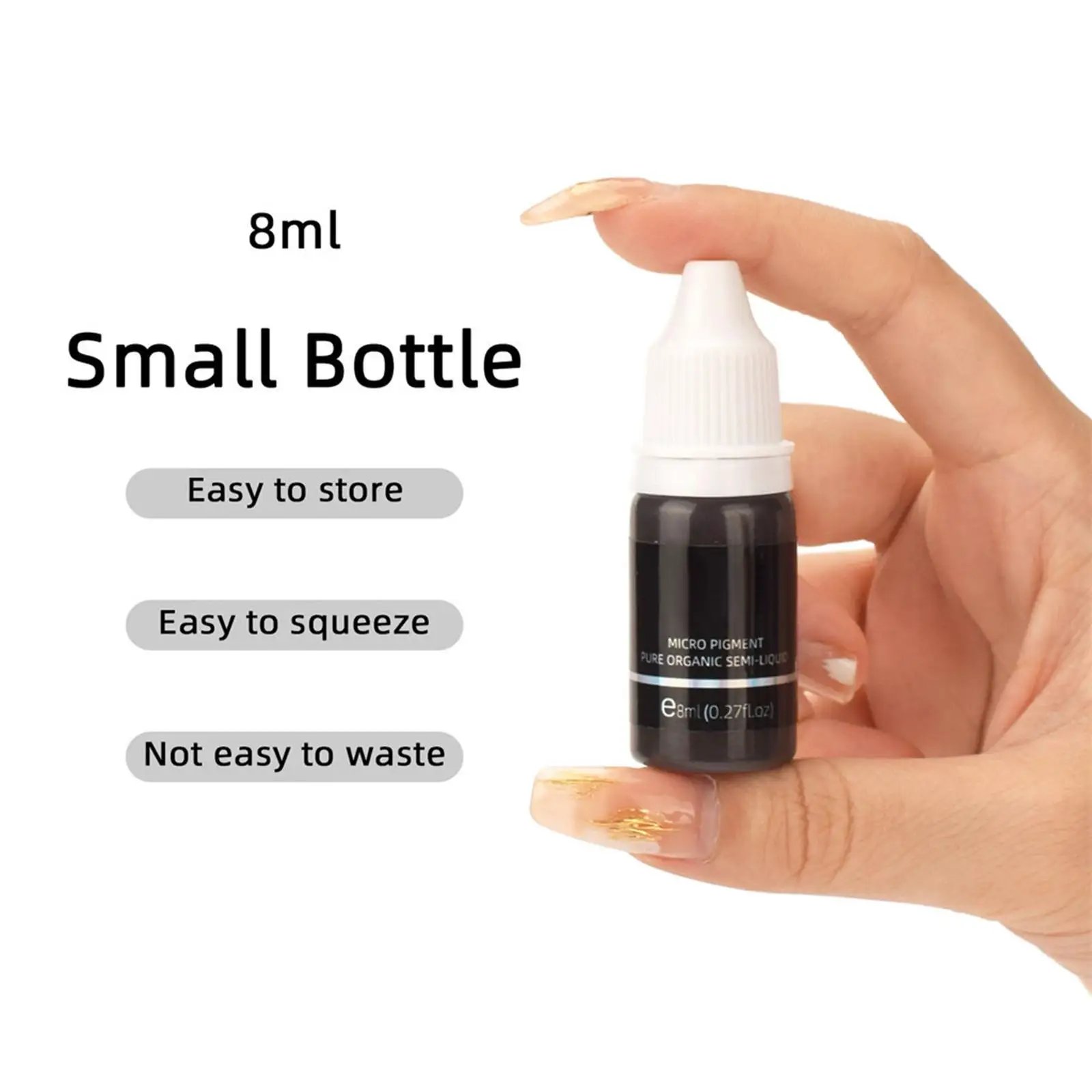 Eyebrow Tattoo Pigment Ink Semi Permanent Makeup Liquid 8ml Embroidery Cosmetic Supply for Salon