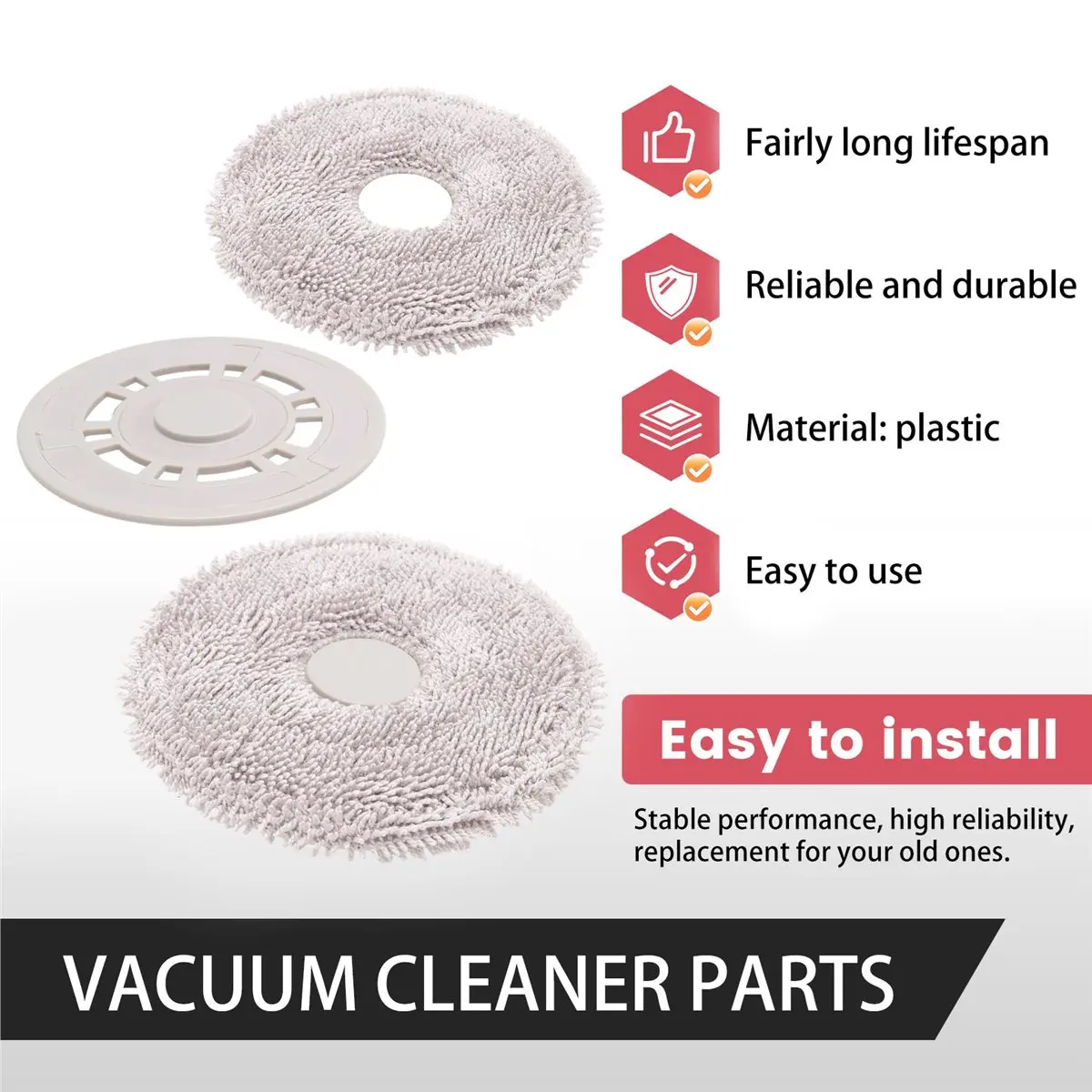 

(A61K) Mop Cloths Plates for Xiaomi X20+, for Dreame L10s Pro Gen 2/ L10 Ultra/ L10S Pro/L10S Ultra/ L10 Prime/ X20 Pro Parts