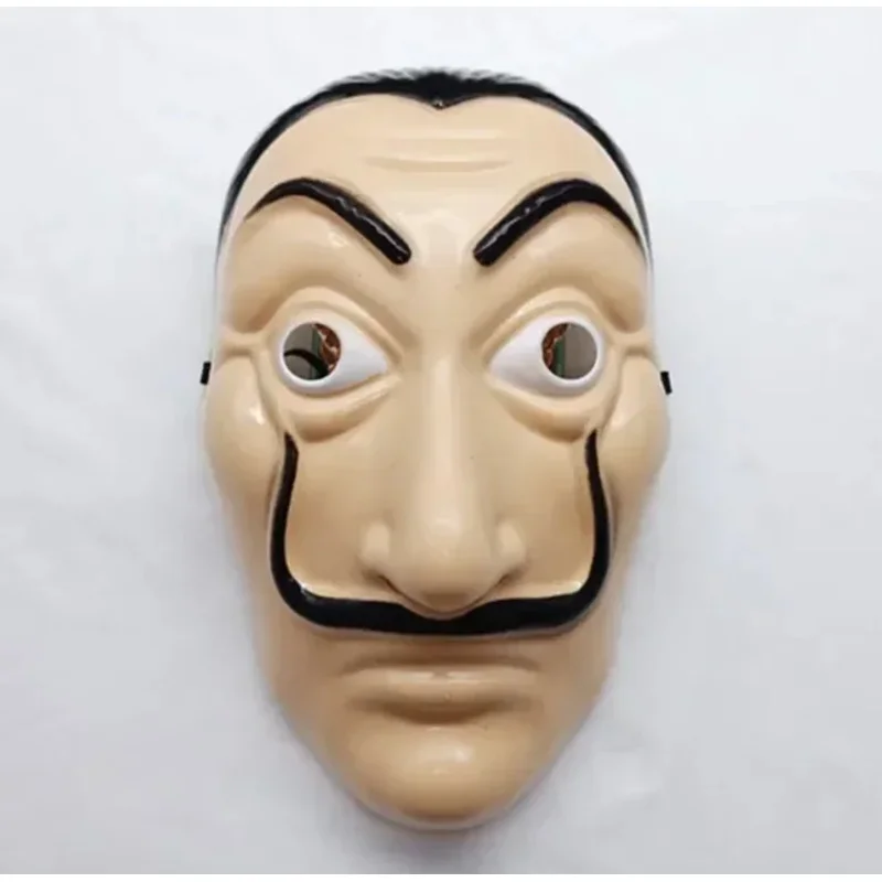 أزياء FC6Paper Money House التأثيرية، Masque Dali Dali، Rouge، قطعة واحدة، أداء الرسوم المتحركة للهالوين، Nouveau@FC8!
