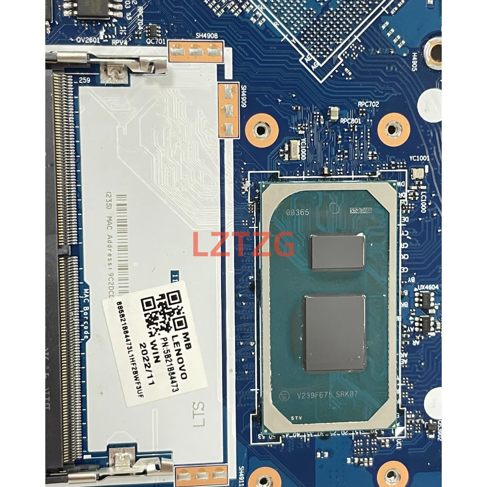 NM-D461 For Lenovo ideapad 3-14ITL05 Laptop Motherboard With I3-1115G4 I5-1135G7 CPU UMA 4G RAM 100% Test Work