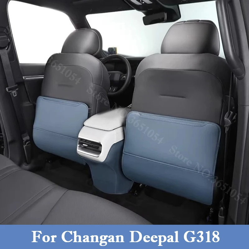 

For Changan Deepal G318 2024 2025 2026 Car Seat Back Anti-Kick Pad Armrest Box Rear Anti-Dirty Mat Cushion Protector Styling