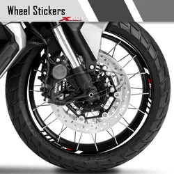 Reflective Motorcycle Accessories Wheel Stickers Hub Decals Rim Stripe Tape For HONDA XADV X-ADV 750 Adventure 2023 2022 2021
