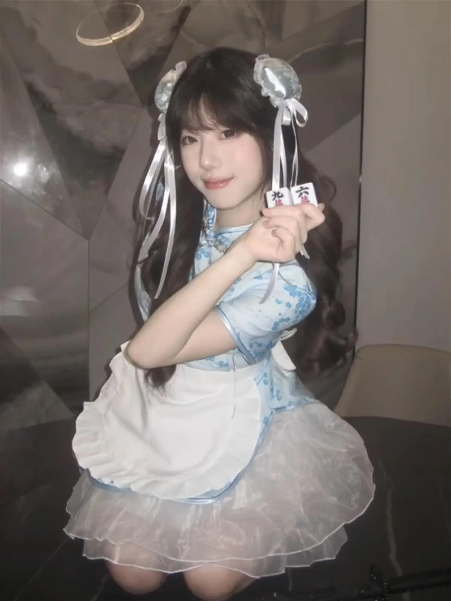 تنورة صينية جديدة من Sle Dr loween Cisas Cosplay orm تنورة خادمة ناعمة للفتيات ملابس يومية