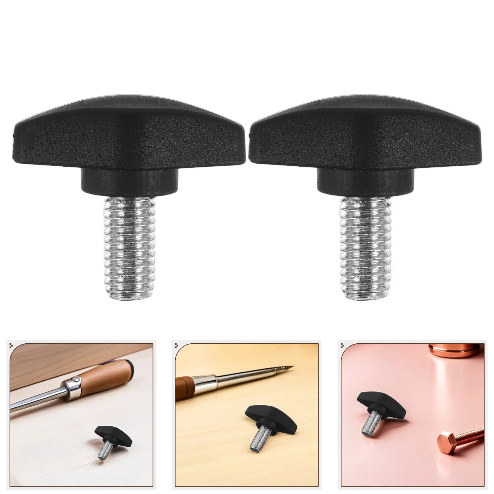 4Pcs Mannequin Stand Base Screws Adjustable Half Body Mannequin Fastening Screws Dress Form Stand Assembly Hardware for Clothing