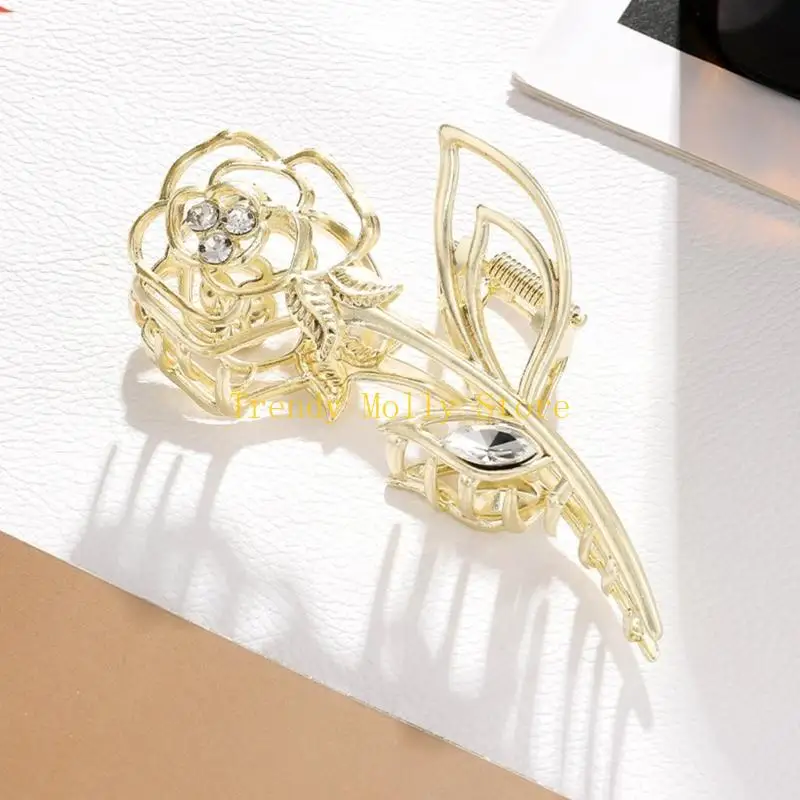 

N5KB мультитипическая роза, коготь для волос, хвост, женская заколка для волос, женские аксессуары для волос, элегантная коготь