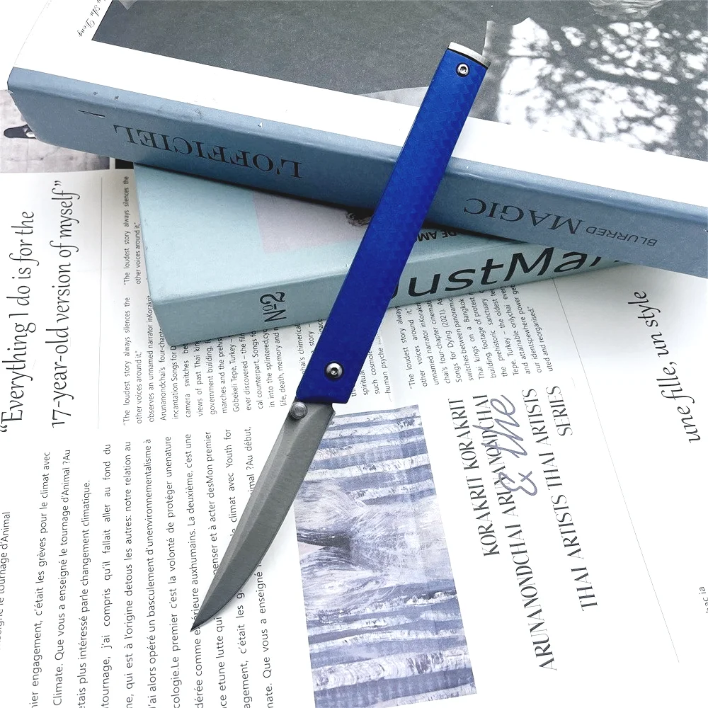 

High-hardness Hiking Folding Knife 8CR17Mov Blade Polyamide-glass Fiber Composite Handle Durable Knife Outdoor Camping Fishing