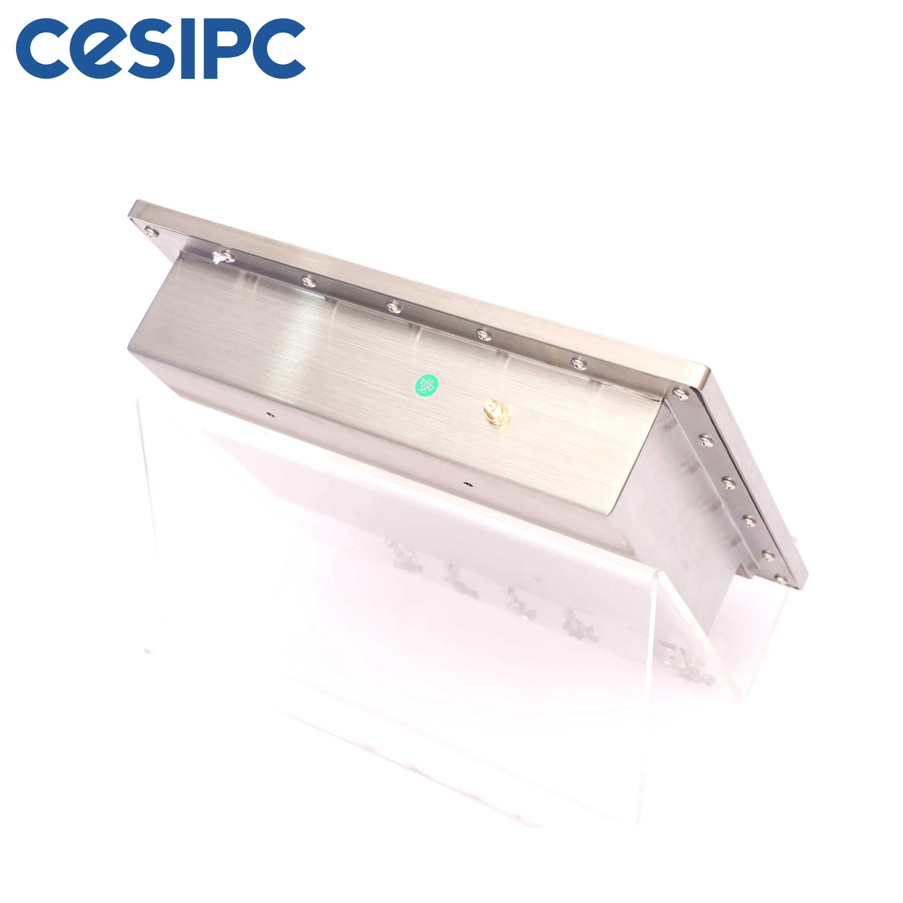 CESIPC aluminum embedded ip67 waterproof panel pc win-dows 10 pro linux  J1900 2USB2.0 2COM 2LAN IP69K panel pc