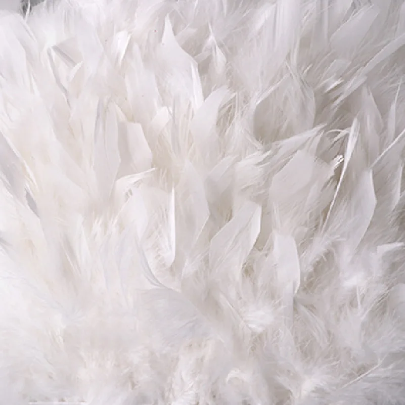 Ostrich Feather Tassel Clutch 2023 Autumn Winter Wedding Party Evening Bags For Women Fashion Luxury Clutches Chain Shoulder Bag