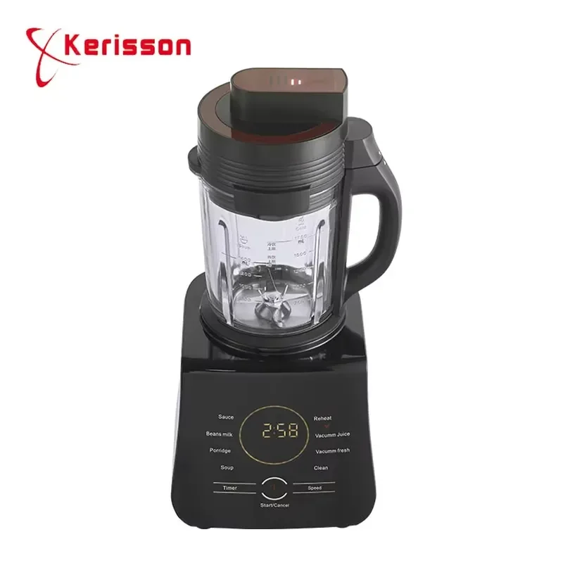 Professional High Speed Electric Vacuum Mixer Commercial Grade Power Blender for Kitchen Heavy Duty Stainless Steel Mixing