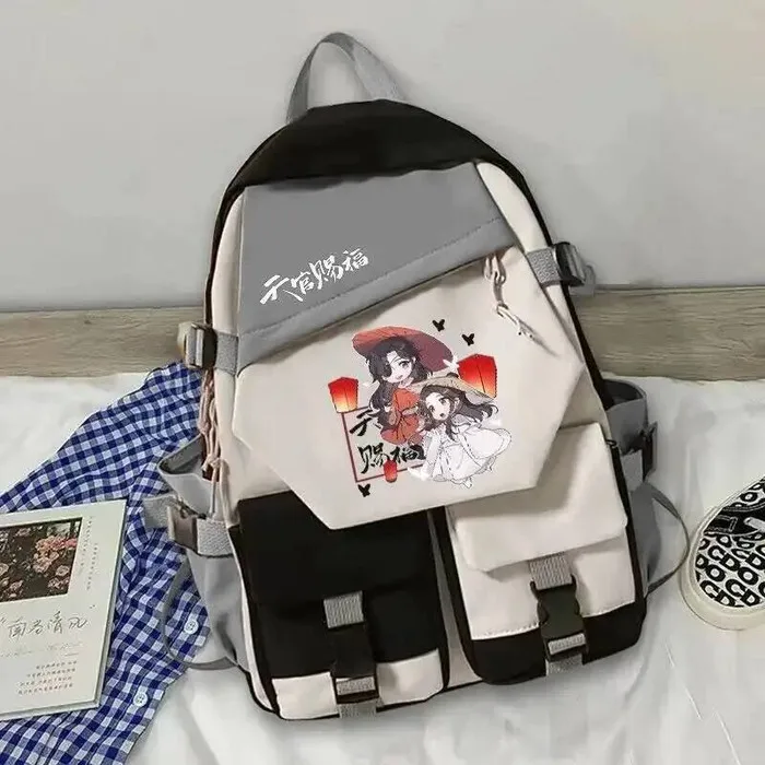 

Heaven Officials Blessing Студенческие подростковые школьные сумки Рюкзаки Mochilas большой вместимости для подарка Аниме Ga