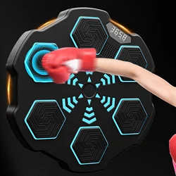 Music Boxing Machine Easy to Use Smart Electronic Wall Target with LED Lights for Game Youth Workout Kids Adults Competitions