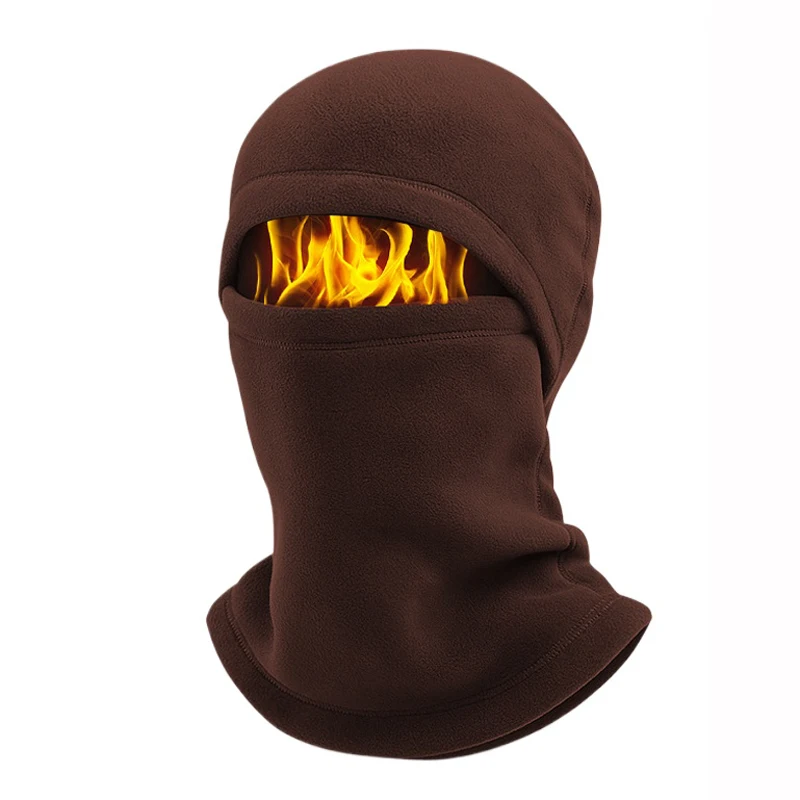 Winter Fleece Balaclava Männer Gesicht Wärmer Mützen Thermische Kopf Abdeckung Outdoor Radfahren Bergsteigen Maske Hals Kappe – Detail 8