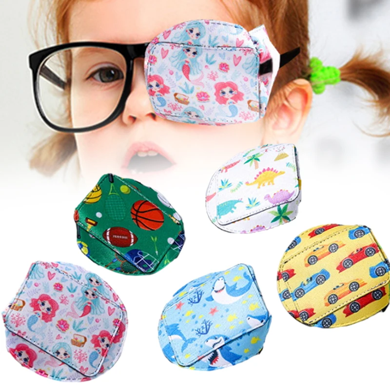 Tratamento do estrabismo Cuidado da visão para crianças, Medical Lazy Eye Patch, Cuidados de saúde, oclusão infantil, Eyeshade, 1Pc