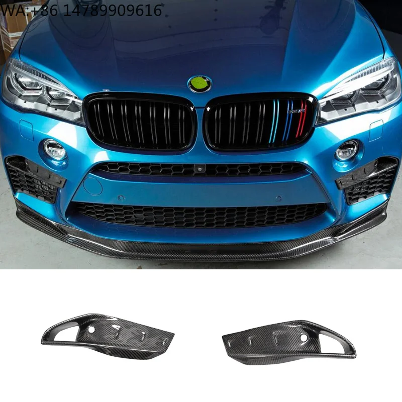High-end Custom Body Kit For Old-to-New ConversionYOMDO X5M X6M F85 F86 Carbon Fiber Front Bumper Side Lip Fog Lamps Eyebrows 3k
