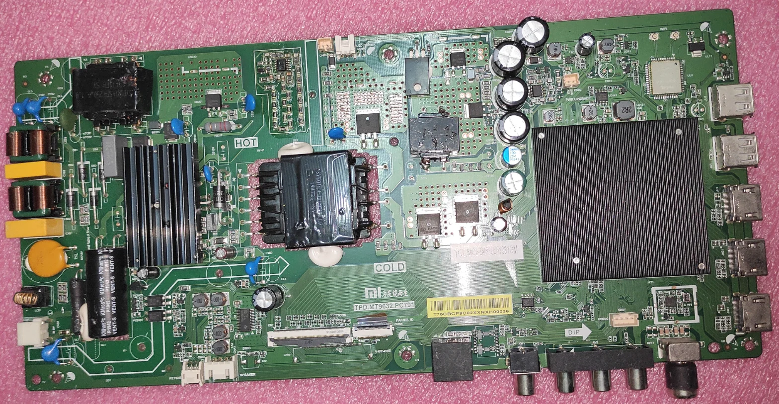 Placa base de TV TPD.MT9632.PC791, tres en uno, bien probada, 108-127V, 600ma, Envío Gratis