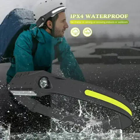 2 st LED-strålkastare USB-uppladdningsbar strålkastarficklampa arbetslampa huvudbandslampa 10 best sales batteridrivna lampor - №1