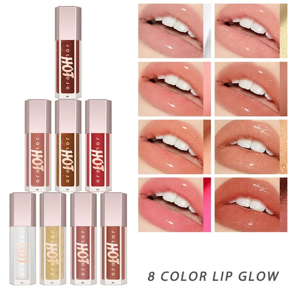 Repair Transparent Lip Gloss Waterproof Nourish Hydrating Mirror Lip Gloss Reduce Fine Lines Jelly Moisturizing lipstick Girl