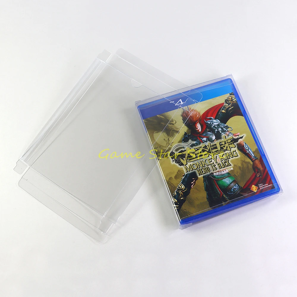 2 قطعة حافظة تخزين بطاقة الألعاب شفافة لجهاز بلاي ستيشن PS5 PS4 PS3 صندوق حماية خرطوشة PET #6