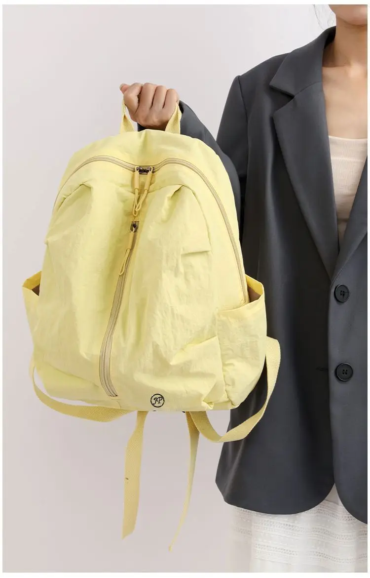 Lightweight Nylon Rucksack Women; Outdoor Travel Bag; Large-Capacity Hiking Backpack for Men; Travel Backpack