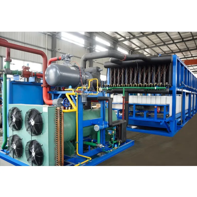 Custom 1 2 3 5 10 20 Ton Block Ice Machine Direct Cooling Ice Block Maker 10kg 25kg 50kg Mold Energy Efficient