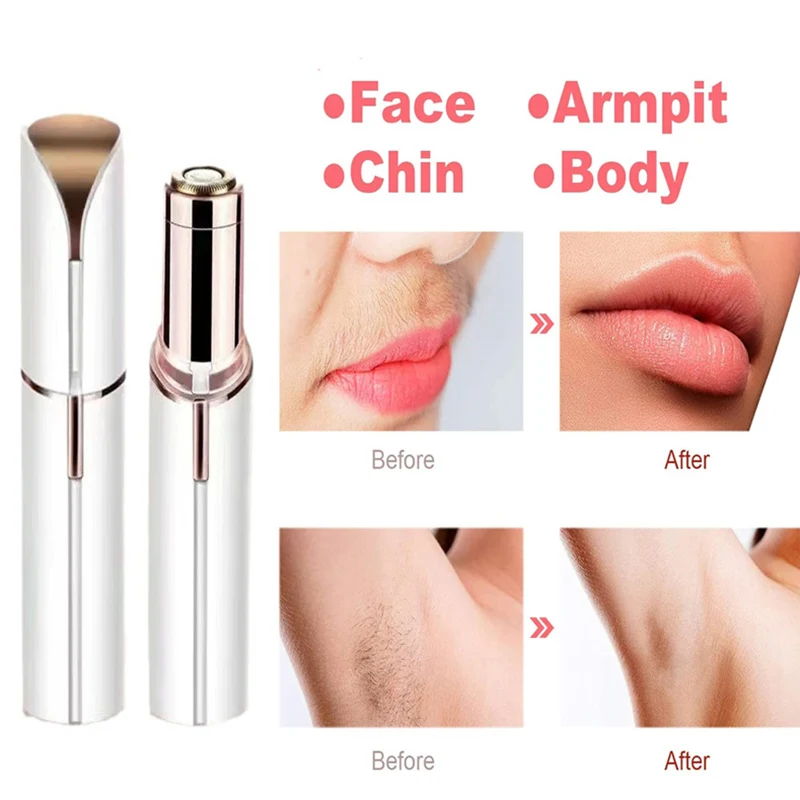 Electric Hair Removal Machine Facial Hair Remover Eyebrow Trimmer Bikini Depilator Shaving Eyebrow Trimming Tool For Beginners