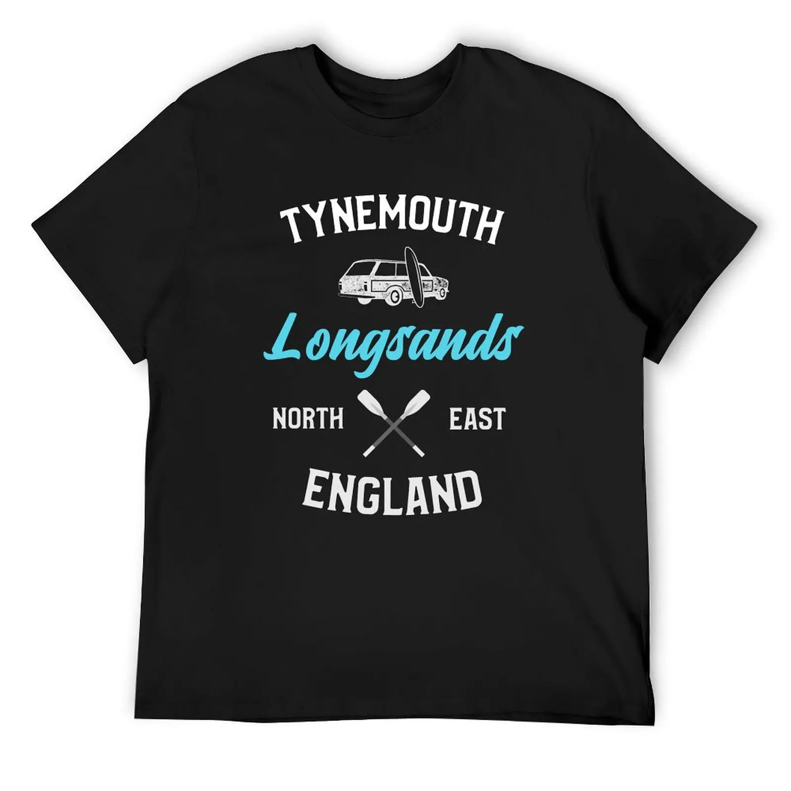 

Tynemouth Longsands North East England surfing T-Shirt Short sleeve tee custom t shirt Man t-shirt t shirts men