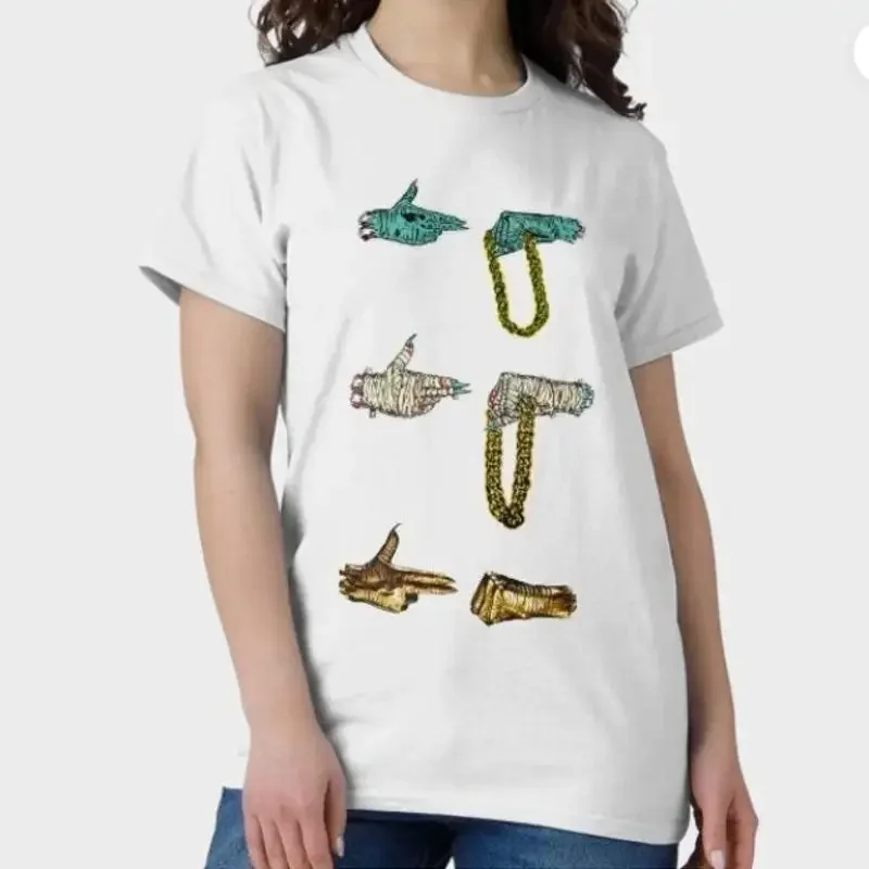 Run The Jewels Weißes Baumwoll-T-Shirt in allen Größen S 5Xl Dm47