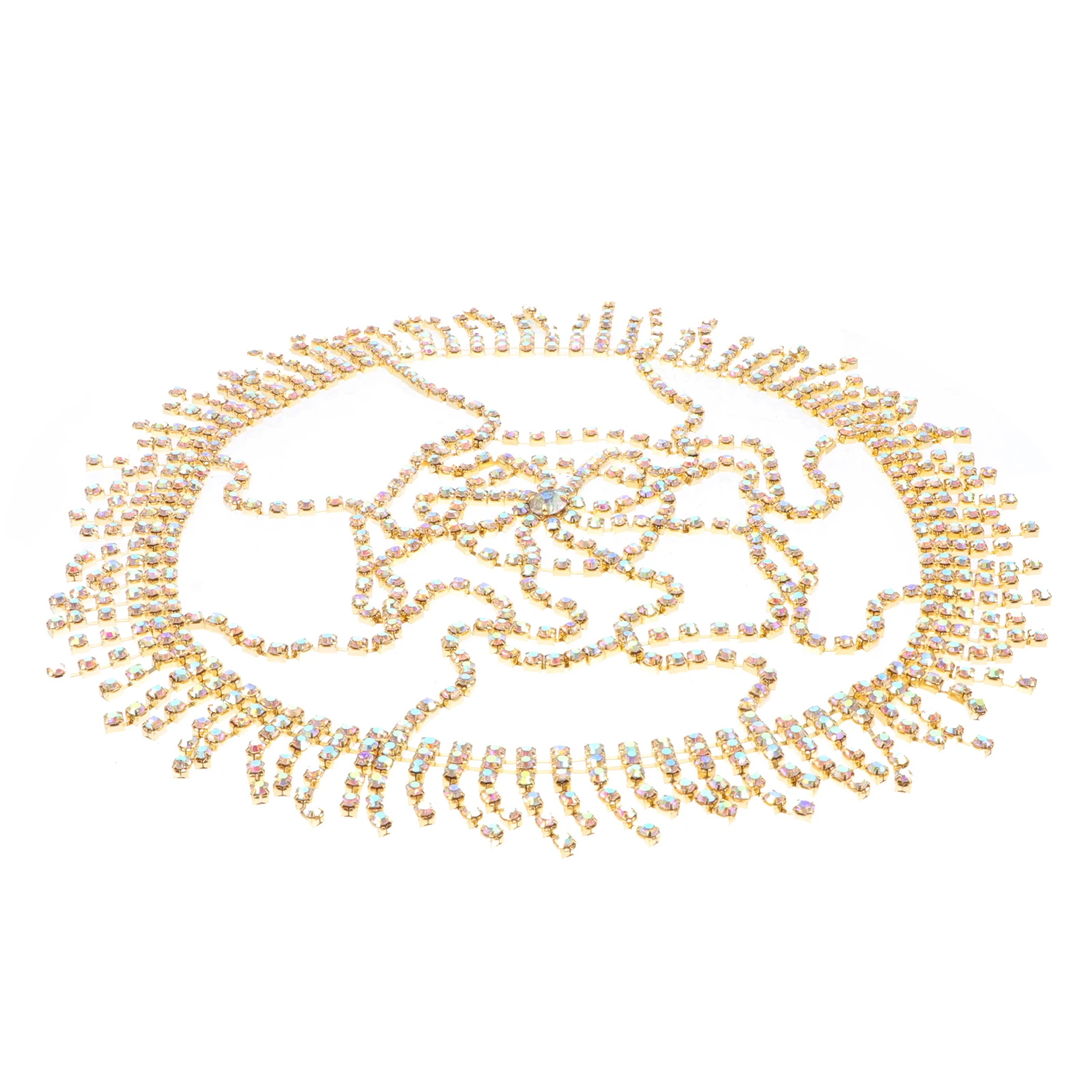 

Rhinestone Tiara Women's Accessories Head Jewelry for Hair Girls Headband Tassel Alloy Headpiece Miss Tassels