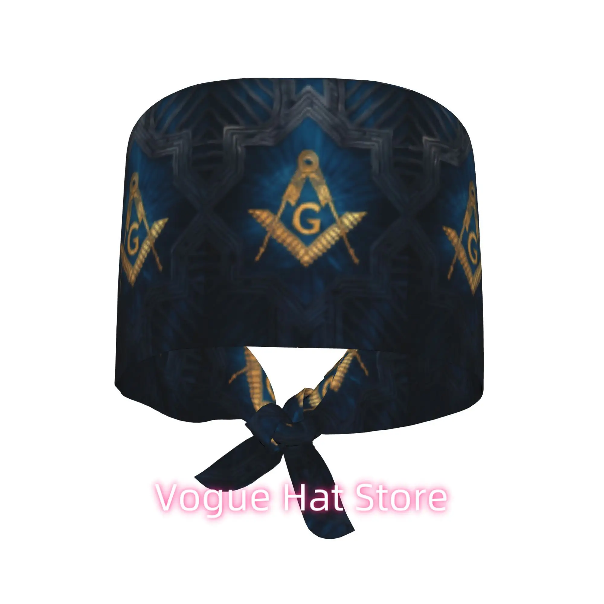 Freemasonry WorkCap Suitable for Free and Accepted Masons - Adjustable Masonic Cap with Pull String Closure, Lightweight