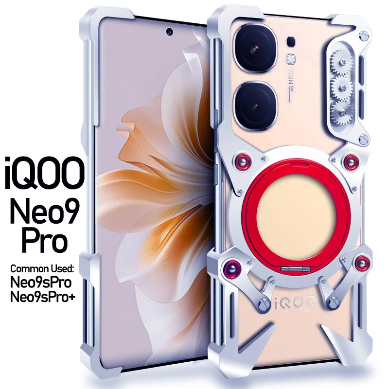 Luxury Zimon Metal New Thor Heavy Duty Armor Metal Aluminum Phone Case For Vivo IQOO Neo 10 9 9s Pro Plus Back Fundas Coques